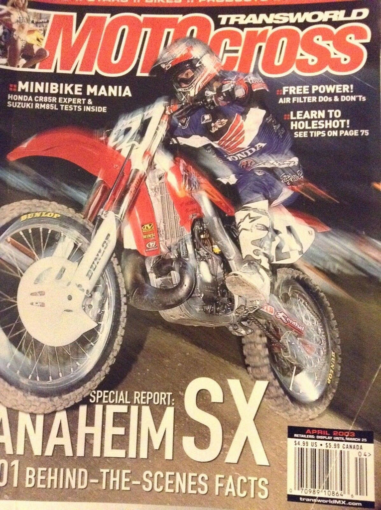 Transworld Motocross Magazine Anaheim SX April 2003 122318nonrh
