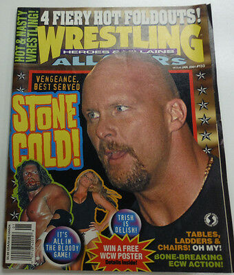 Wrestling All Stars Magazine Stone Cold & Triple H January 2001 082814R