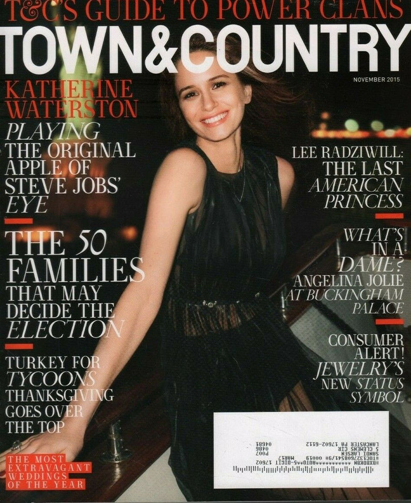 Town & Country November 2015 Katherine Waterston Angelina Jolie w/ML 071219DBE