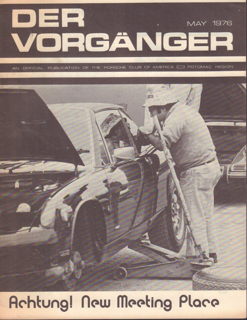 Der Vorganger Vintage American Porsche Club Magazine May 1976 032917nonDBE
