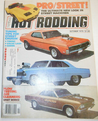Popular Hot Rodding Magazine Flow Testing Air Cleaners October 1979 090514R