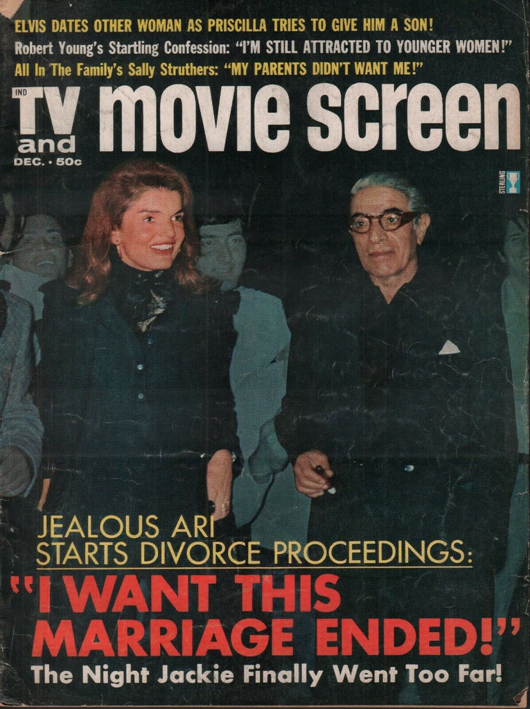 TV & Movie Screen December 1971 JAckie Kennedy Onassis Ari 062019AME