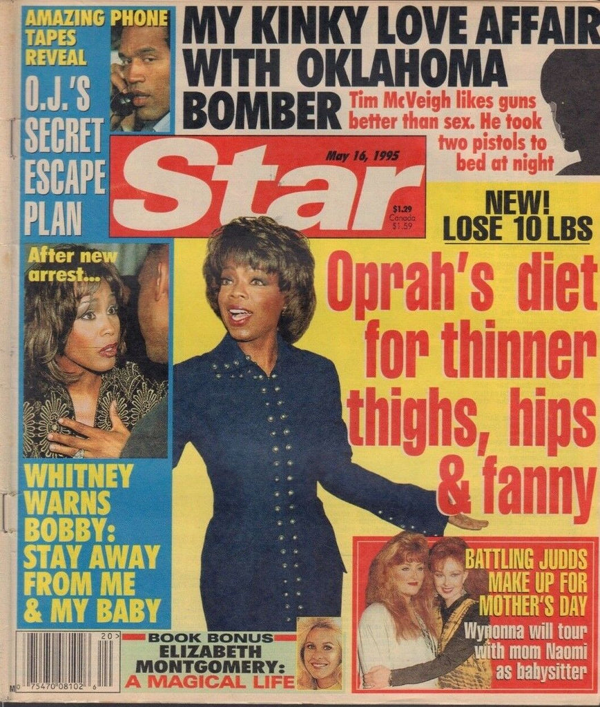 Star May 16 1995 O.J. Simpson Oprah Elizabeth Montgomery 020119DBE