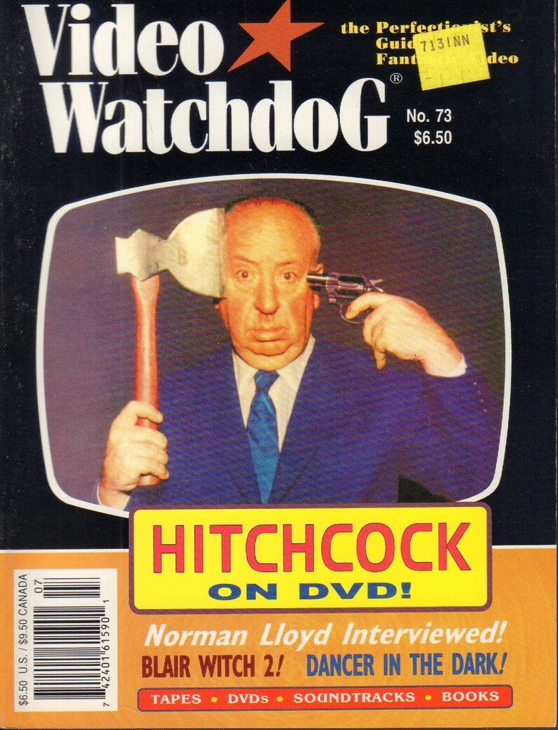 Video Watchdog no.73 Alfred Hitchock Norman Lloyd 021318DBE