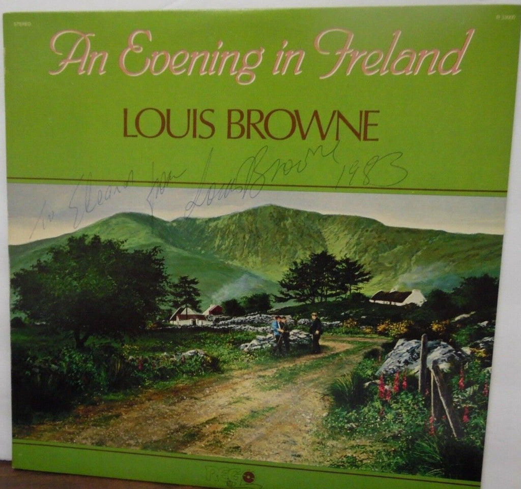 An Evening in Ireland Louis Browne, signed by Louis Browne with COA 052618LLE