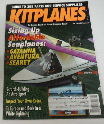 Kitplanes Magazine Sizing Up Affordable Seaplanes June 1996 080614R