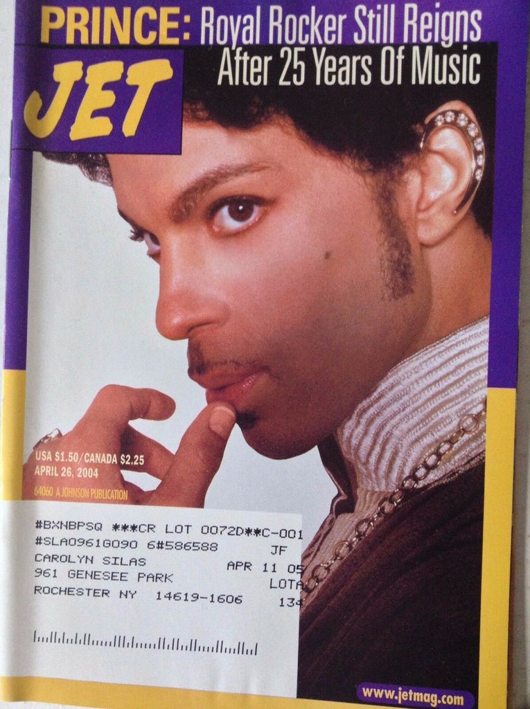 Jet Magazine Princes 25 Years Of Music April 26, 2004 090817nonrh