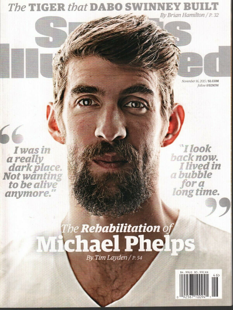 Sports Illustrated November 16 2015 Michael Phelps Rehabilitation 022620AME2