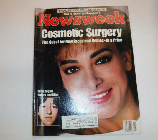 Newsweek Magazine Cosmetic Surger Kelly Bogart May 27, 1985 101916R