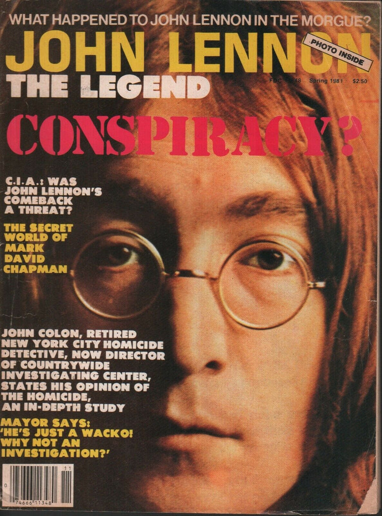 John Lennon the Legend Spring 1981 Conspiracy 021819AME
