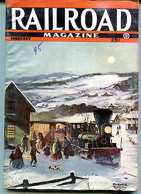 Railroad Magazine February, 1945 VG 120815jhe2