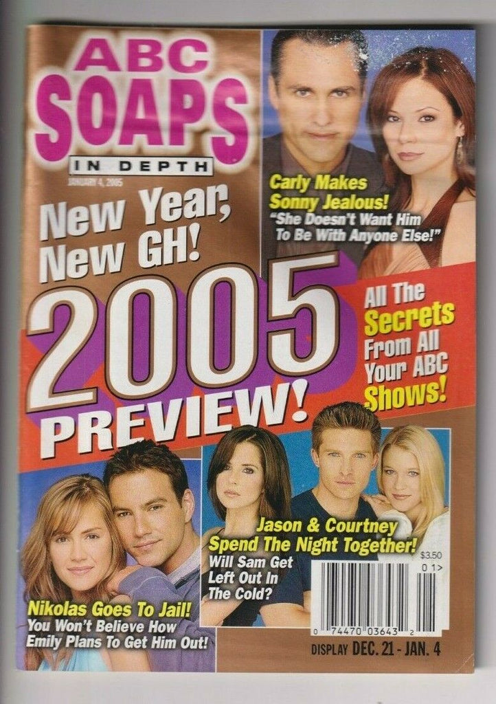 ABC Soaps Mag GH Tamara Braun Maurice Benard January 4, 2005 111719nonr
