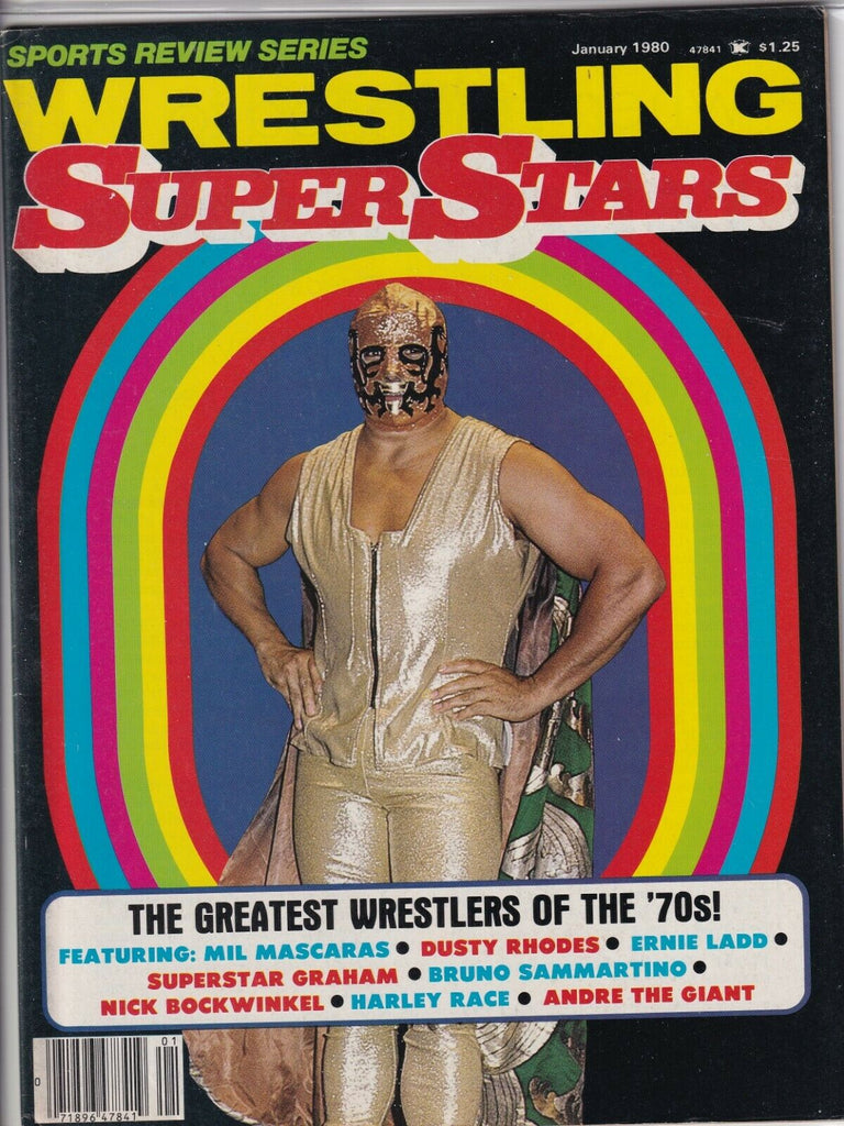 Wrestling Superstars Mil Mascaras Dusty Rhodes January 1980 052419nonr