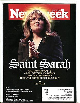 Newsweek Magazine June 21 2010 Sarah Palin EX 090516jhe