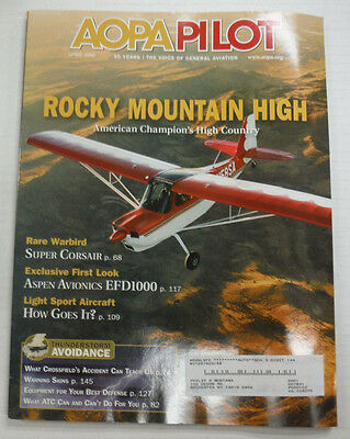 AOPA Pilot Magazine Rocky Mountain High April 2008 013115R