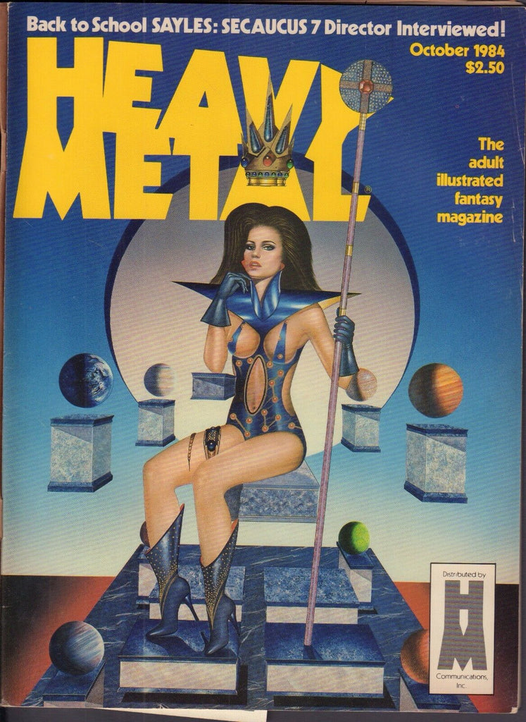 Heavy Metal October 1984 Fantasy Magazine 011417DBE2