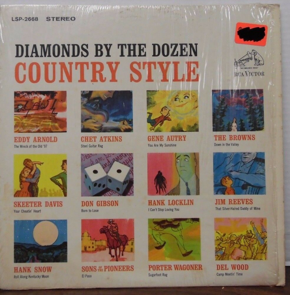 Diamonds by the Dozen COuntry Style 33RPM LSP2668 010117LLE #2