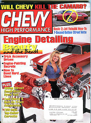 Chevy High Performance Magazine August 1998 Engine Detailing EX 021816jhe