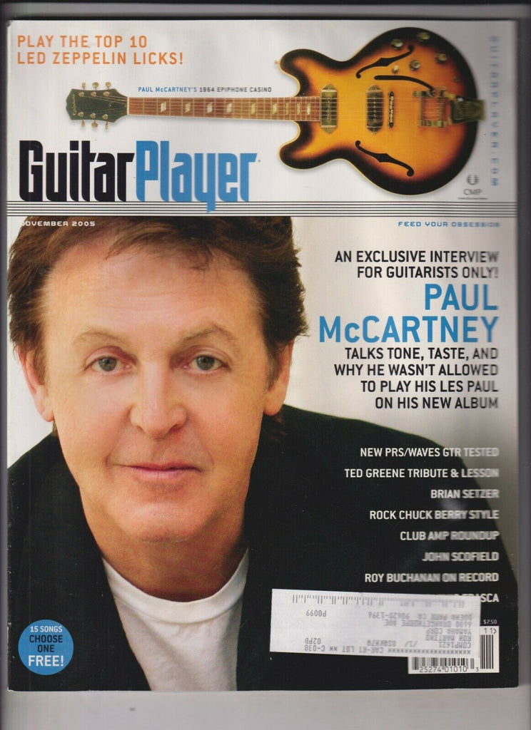 Guitar Player Mag Paul McCartney Ted Greene Tribute November 2005 021020nonr