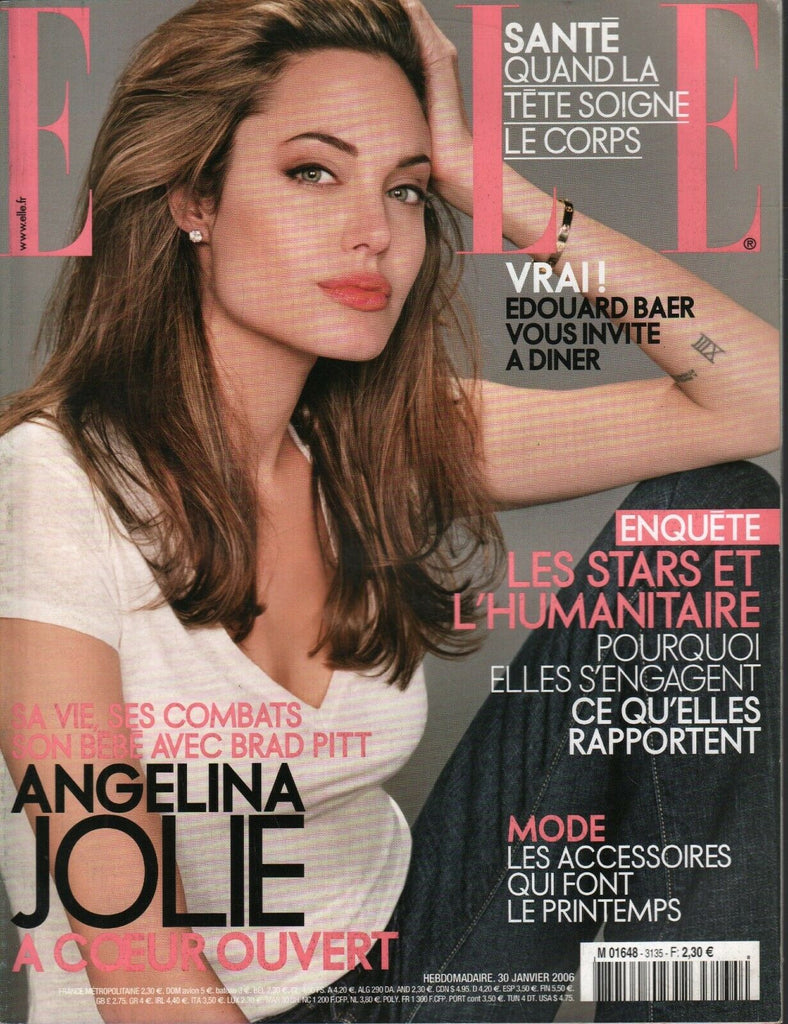 Elle French Fashion Magazine January 30 2006 Angelina Jolie 090820ame2