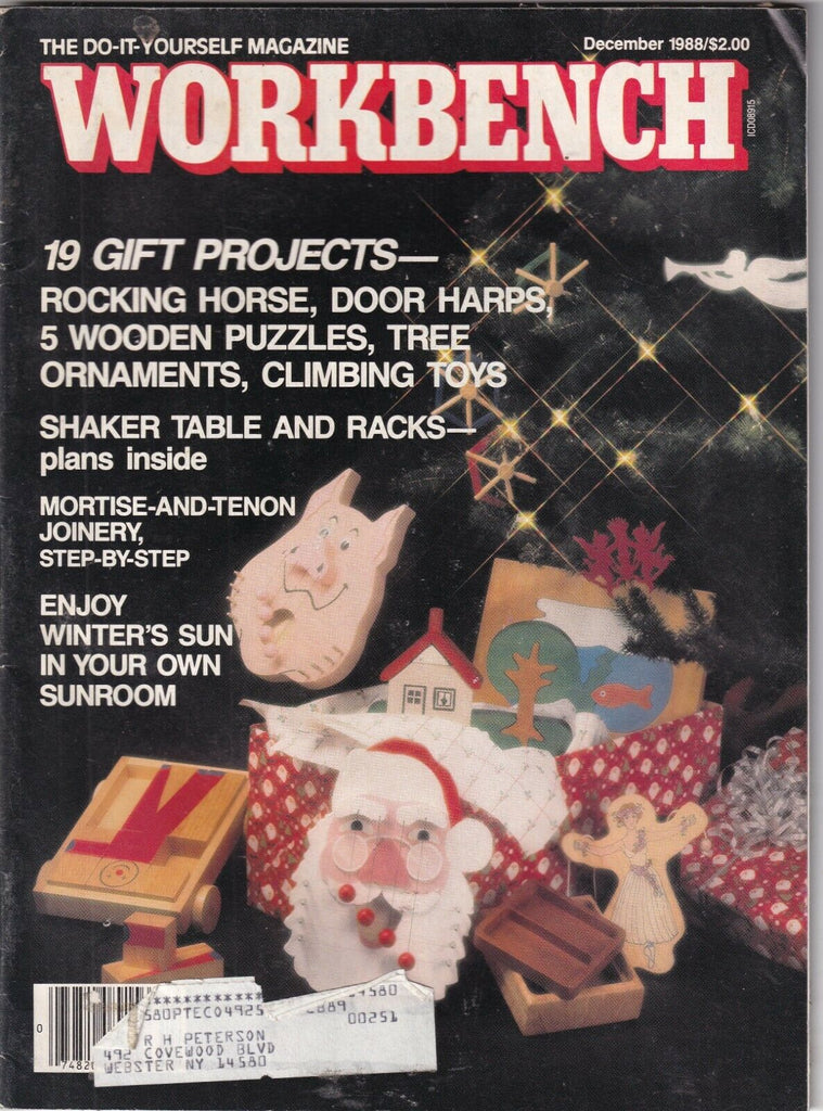 Workbench Magazine 19 Gift Projects December 1988 090319nonr
