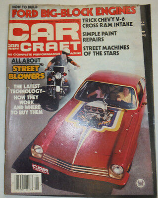 Car Craft Magazine Street Blowers Trickl Chevy V-6 August 1981 022715r