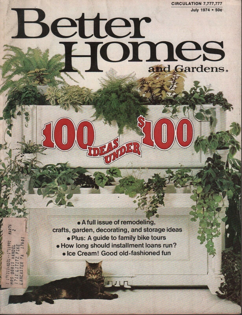Better Homes & Gardens July 1974 Remodeling Issue w/ML 072717nonDBE