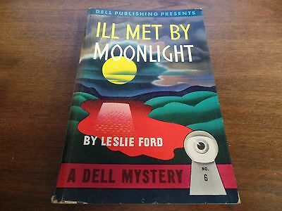 Ill Met By Moonlight Leslie Ford 1937 Dell Mapback Mystery Novel 122915ame