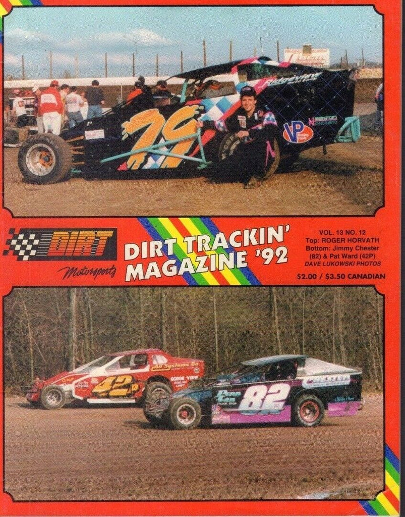 Dirt Trackin Magazine Roger Horvath & Jimmy Chester Vol.13 No.12 1992 052118nonr
