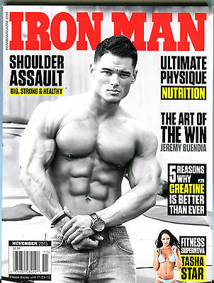 Iron Man Magazine November 2015 Jeremy Buendia Tasha Star EX 123015jhe