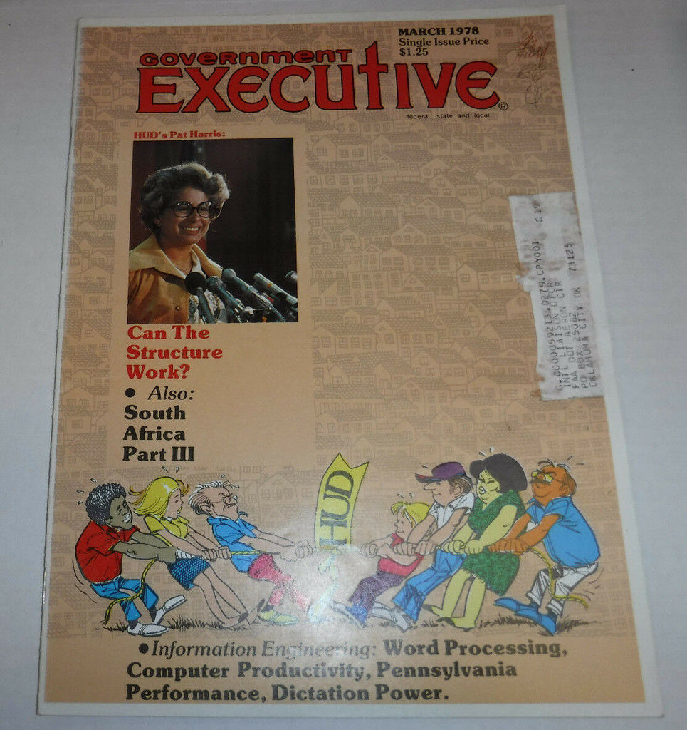 Government Executive Magazine South Africa Part 3 March 1978 FAA FAL 102016R