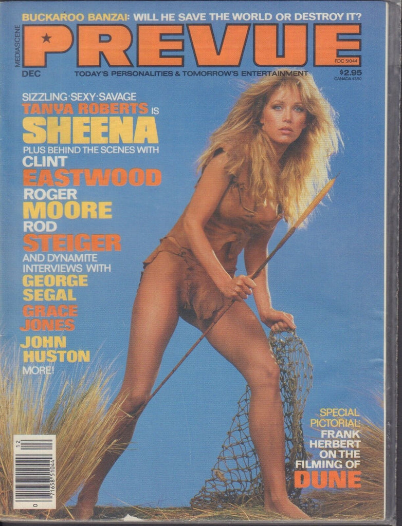 Prevue November December 1984 Tanya Roberts Clint Eastwood 020218DBE2