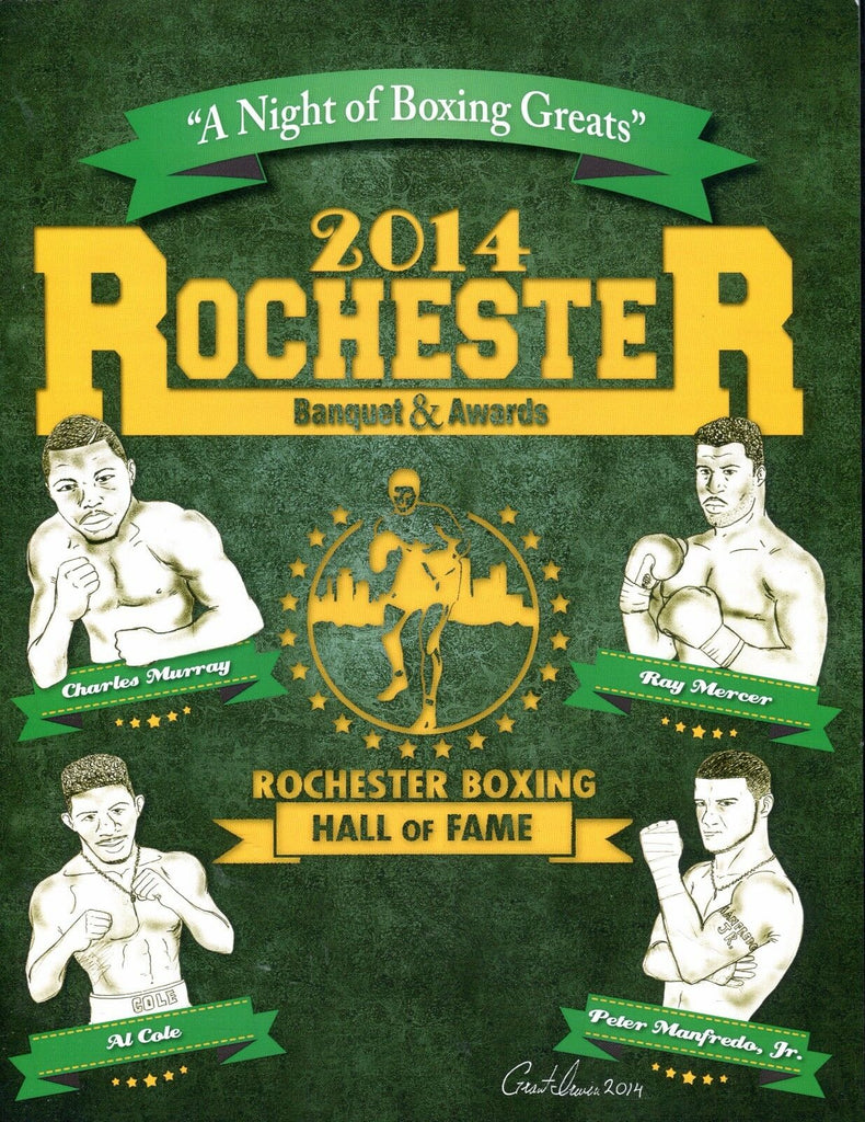 2014 Rochester New York Banquet & Awards Program Ray Mercer Al Cole 071117nonjhe