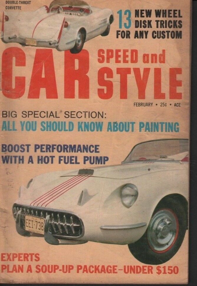 Car Speed and Style February 1961 Irwin Stein Larry Shaw 082118DBE
