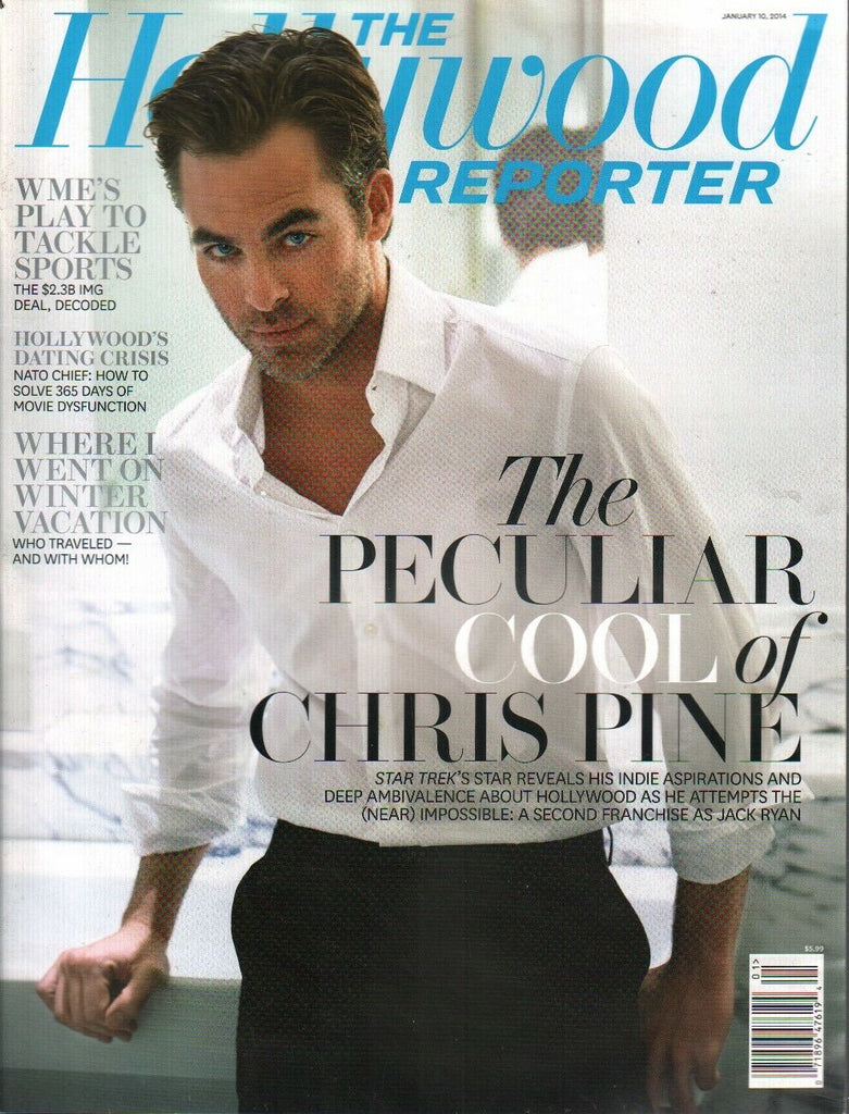 The Hollywood Reporter January 10 2014 Chris Pine Star Trek Jack Ryan 030920AME