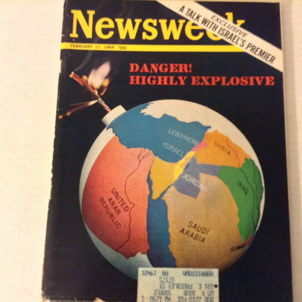 Newsweek Magazine Highly Explosive World February 17, 1969 070517nonrh