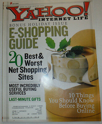 Yahoo! Magazine E-Shopping Guide Winter 2000 032015R