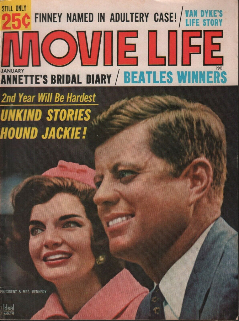 Movie Life January 1965 Jackie Kennedy John F Kennedy 061919AME