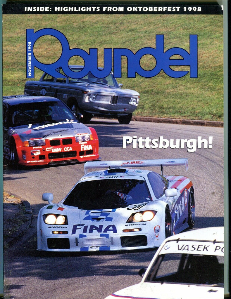 Roundel BMW Enthusiast Magazine November 1998 Oktoberfest EX No ML 051217nonjhe