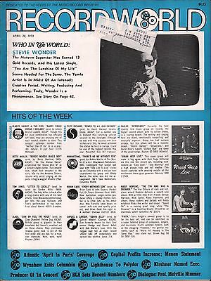 Record World April 28 1973 Stevie Wonder w/ML EX 120415DBE