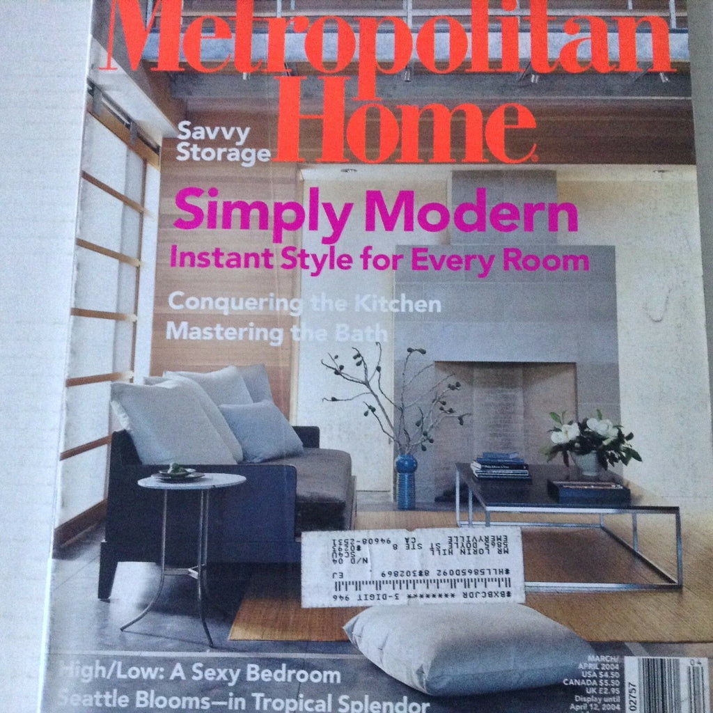 Metropolitan Home Magazine Instant Style For Every Room April 2004 071717nonrh
