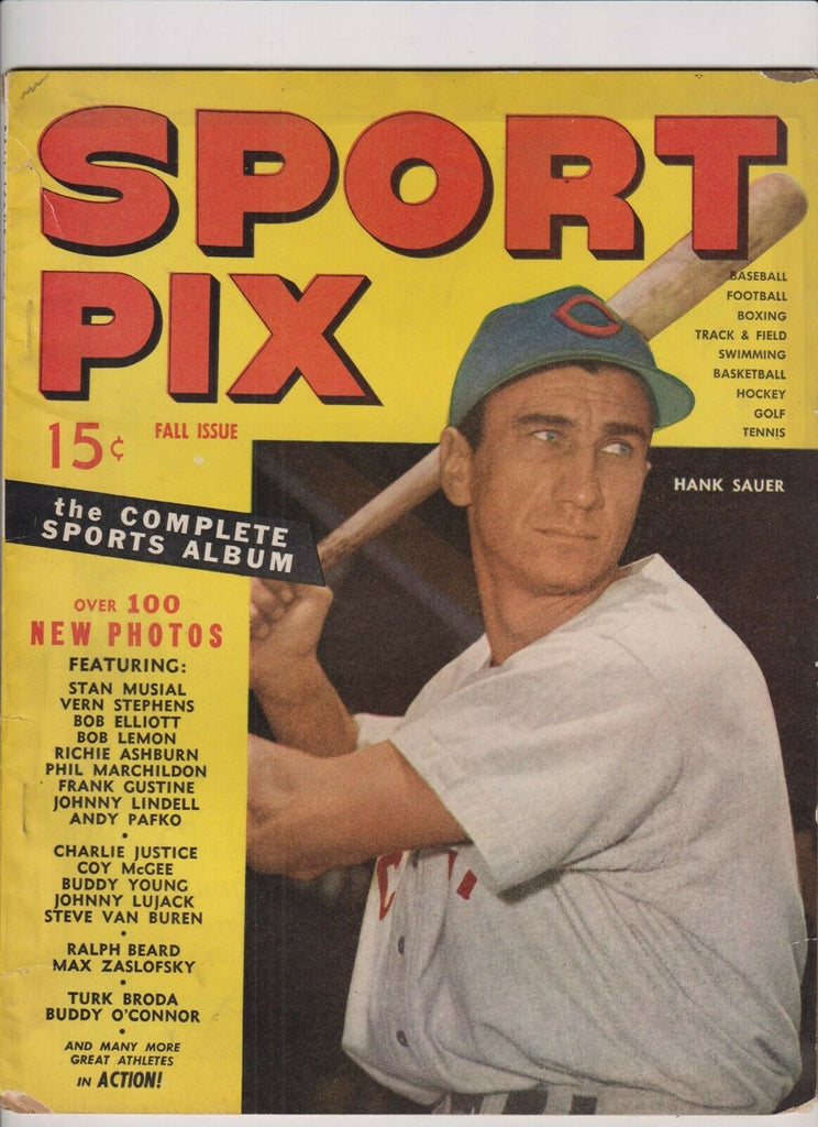 Sport Fix Mag Stan Musial Vern Stephens Hank Sauer Fall 1960s 102519nonr