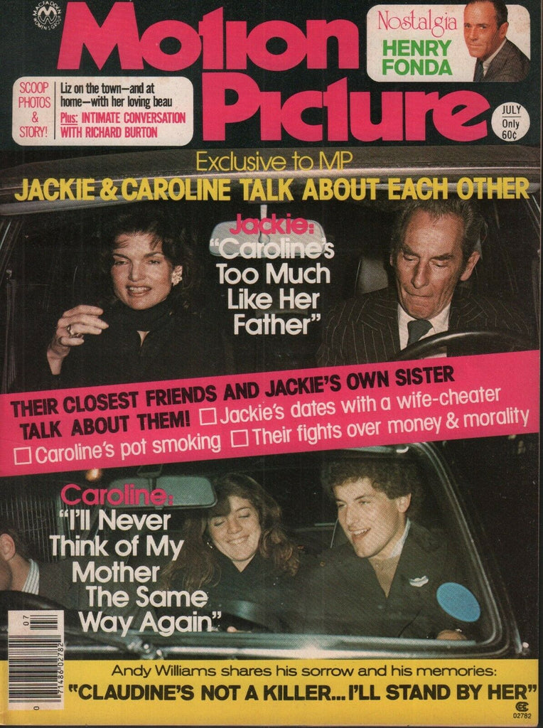 Motion Picture July 1976 Jackie Kennedy Onassis Caroline Andy Williams 062519AME
