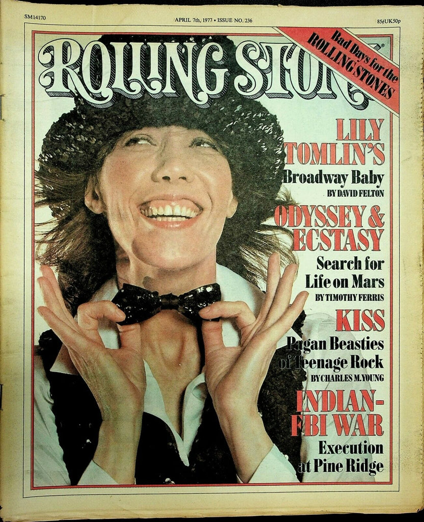 Rolling Stone April 7 1977 Lily Tomlin KISS The Rolling Stones 072820ame
