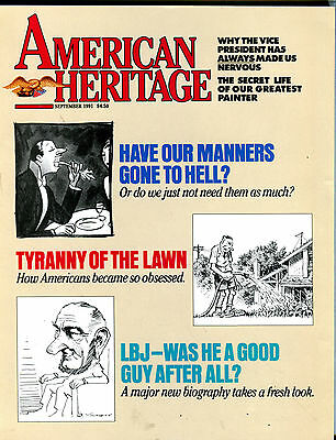 American Heritage Magazine September 1991 LBJ EX 081516jhe