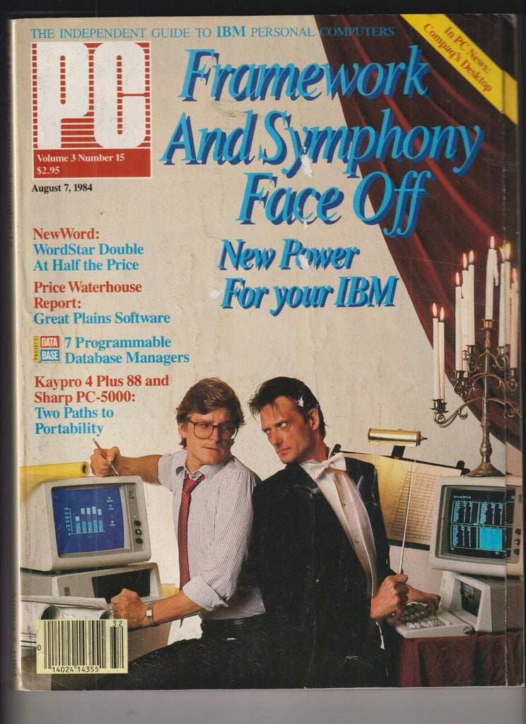 PC Magazine Framework And Symphony Face Off August 7, 1984 120619nonr