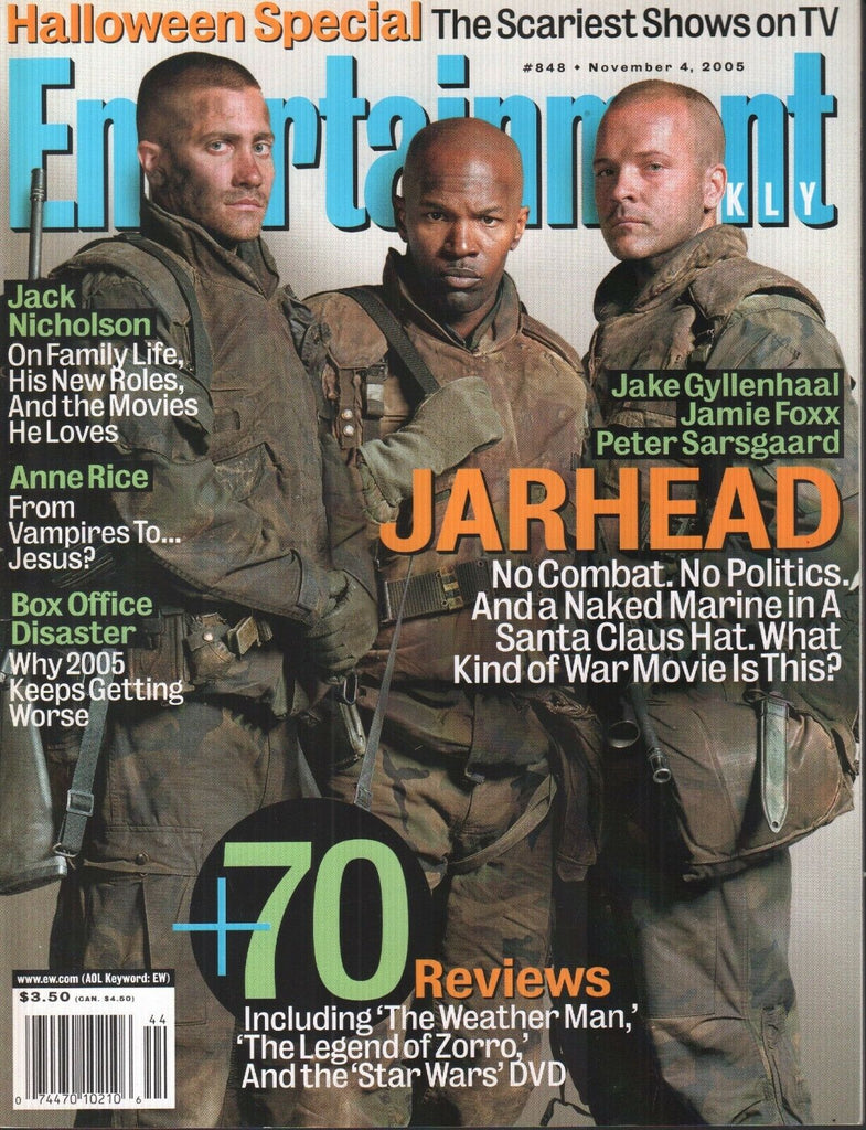 Entertainment Weekly November 4 2005 Jake Gyllenhall Jamie Foxx 012819AME2