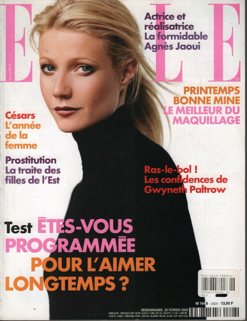 Elle French Fashion Magazine 28 Fevrier 2000 Gwyneth Paltrow 091819AME