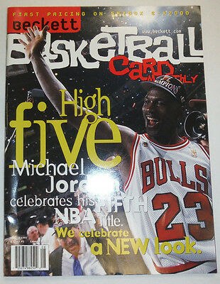 Beckett Basketball Magazine Michael Jordan 5th NBA Title August 1997 121814R