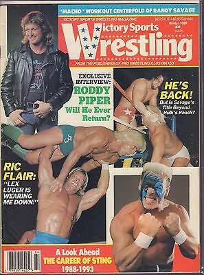 Victory Sports Wrestling Winter 1988 Ric Flair, Roddy Piper VG 050416DBE